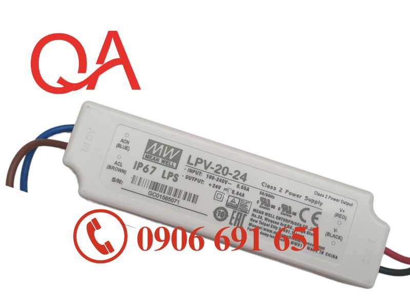 Meanwell, Nguồn Meanwell LPV-20-24