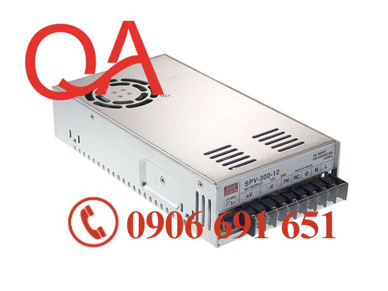 Alimentatore Switching Mean Well SPV-300-24 24V 12,5A 300W – Programmabile, Nuovo, Per Incasso